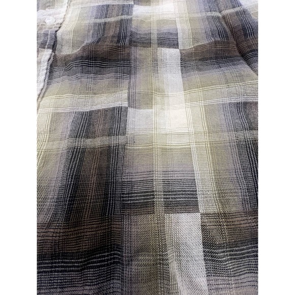 Men's Cremieux Premium ~ Log Sleeve ~ Button Up Shirt ~ Size Xl ~ Browns Tans - Picture 7 of 8